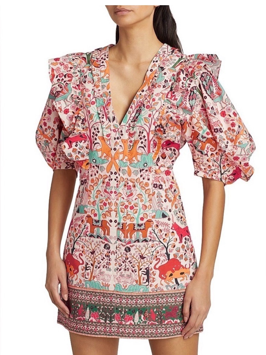 Rhode Millie Aura Jungle Print Dress